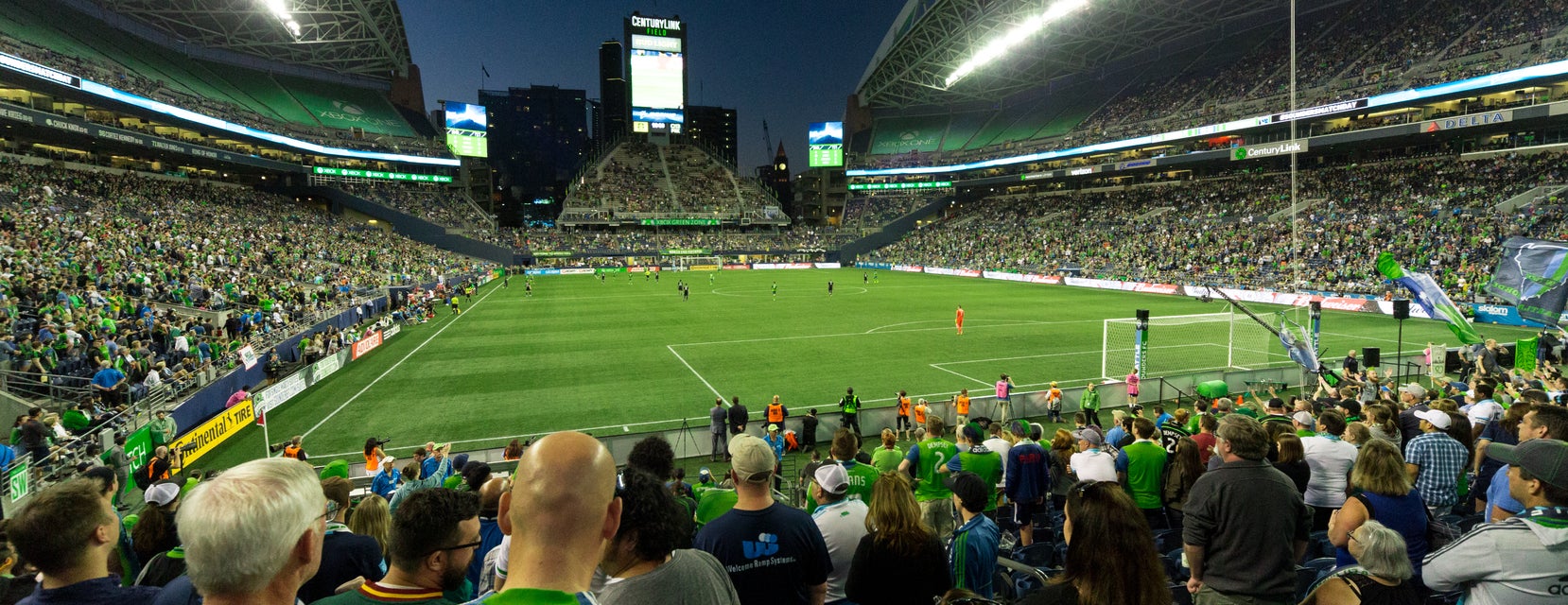 Seat view from Lower Level End Zone