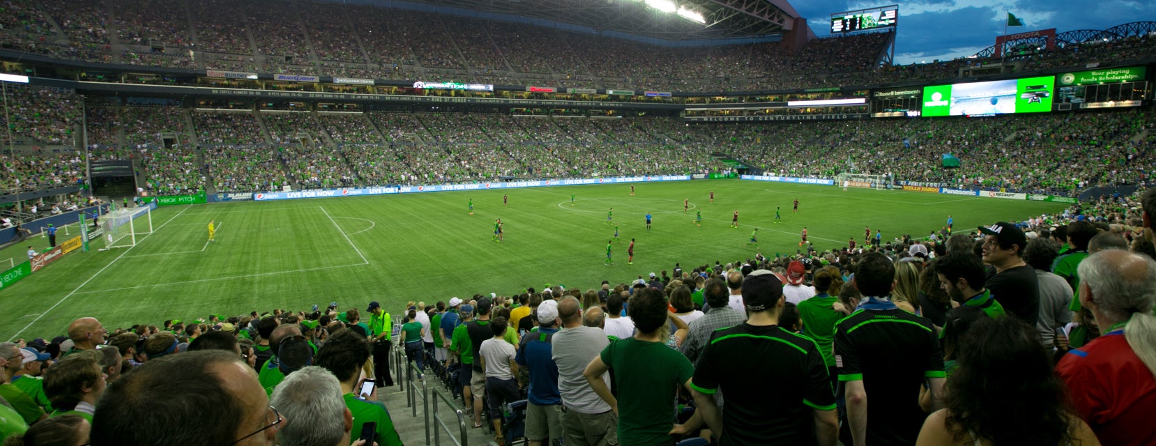 Seat view from Lower Level Sideline