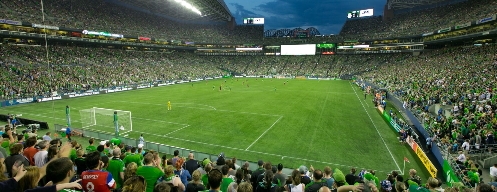 Seat view from Lower Level End Zone