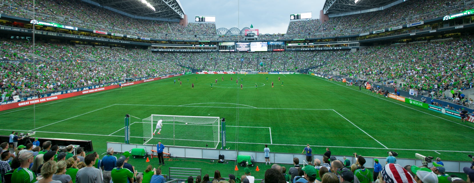 Seat view from Lower Level End Zone