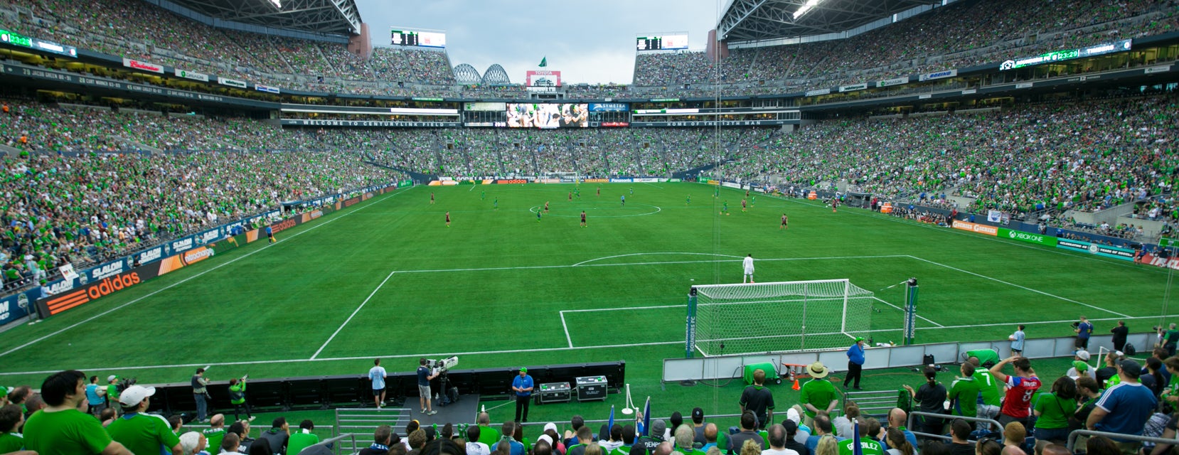 Seat view from Lower Level End Zone