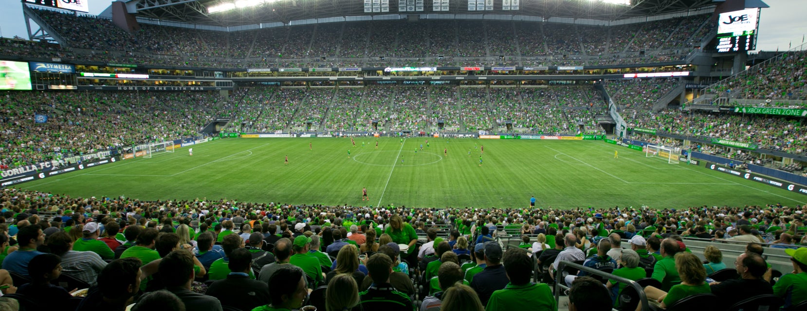 Seat view from Club