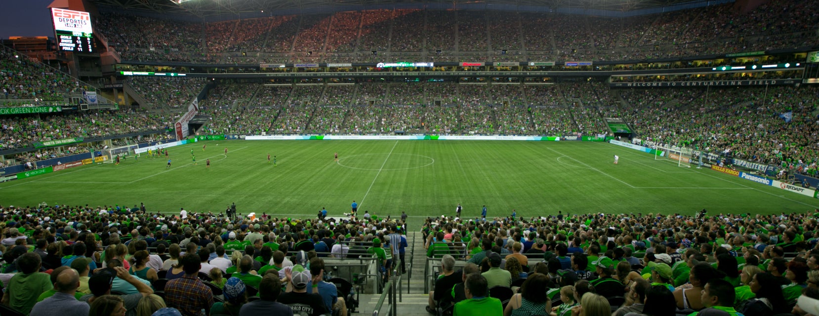 Seat view from Club