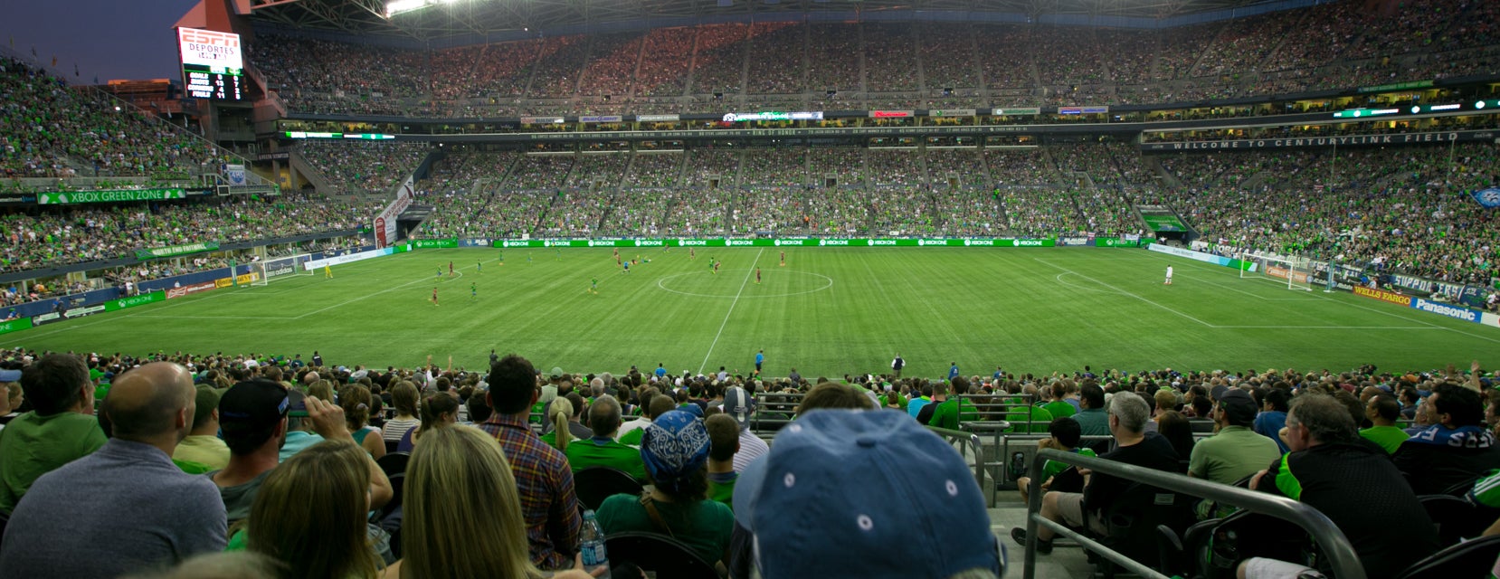 Seat view from Club