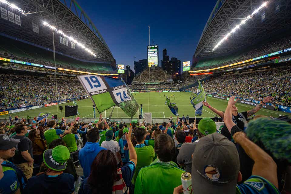 Seat view from Emerald City Supporters