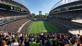 Seat view from Upper Level End Zone
