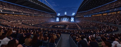 Seat view from Lower Level End Zone