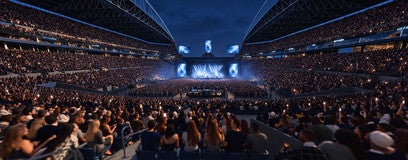 Seat view from Lower Level End Zone
