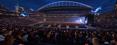 Seat view from Middle Sideline