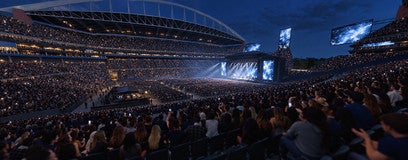 Seat view from Middle Sideline