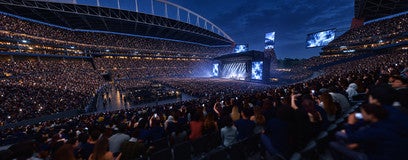 Seat view from Club