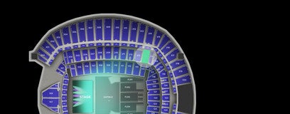 Seat view from Middle Sideline