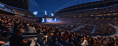 Seat view from Middle Sideline