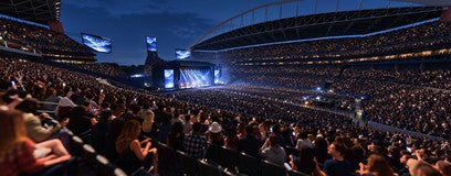 Seat view from Middle Sideline