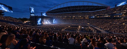 Seat view from Middle Sideline