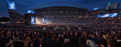 Seat view from Middle Sideline
