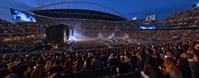 Seat view from Middle Sideline