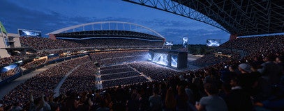 Seat view from Upper Level Sideline
