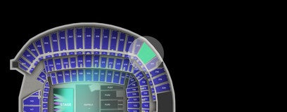 Seat view from Upper Level Corner