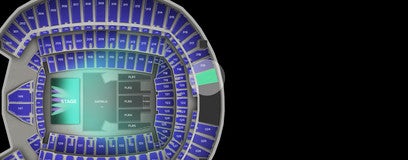 Seat view from Upper Level End Zone