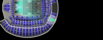 Seat view from Upper Level End Zone