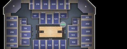 Seat view from Harlem Globetrotters Bench