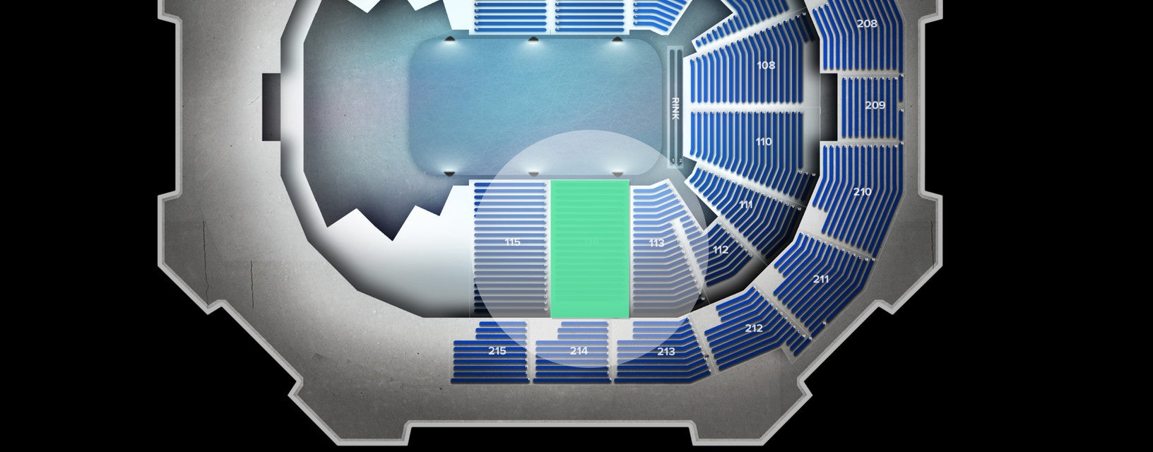 Seat view from Lower