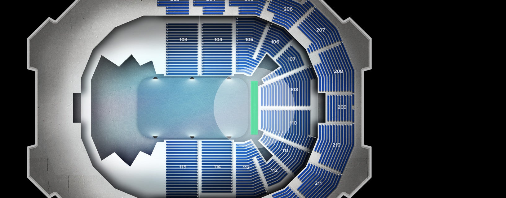 Seat view from RINK