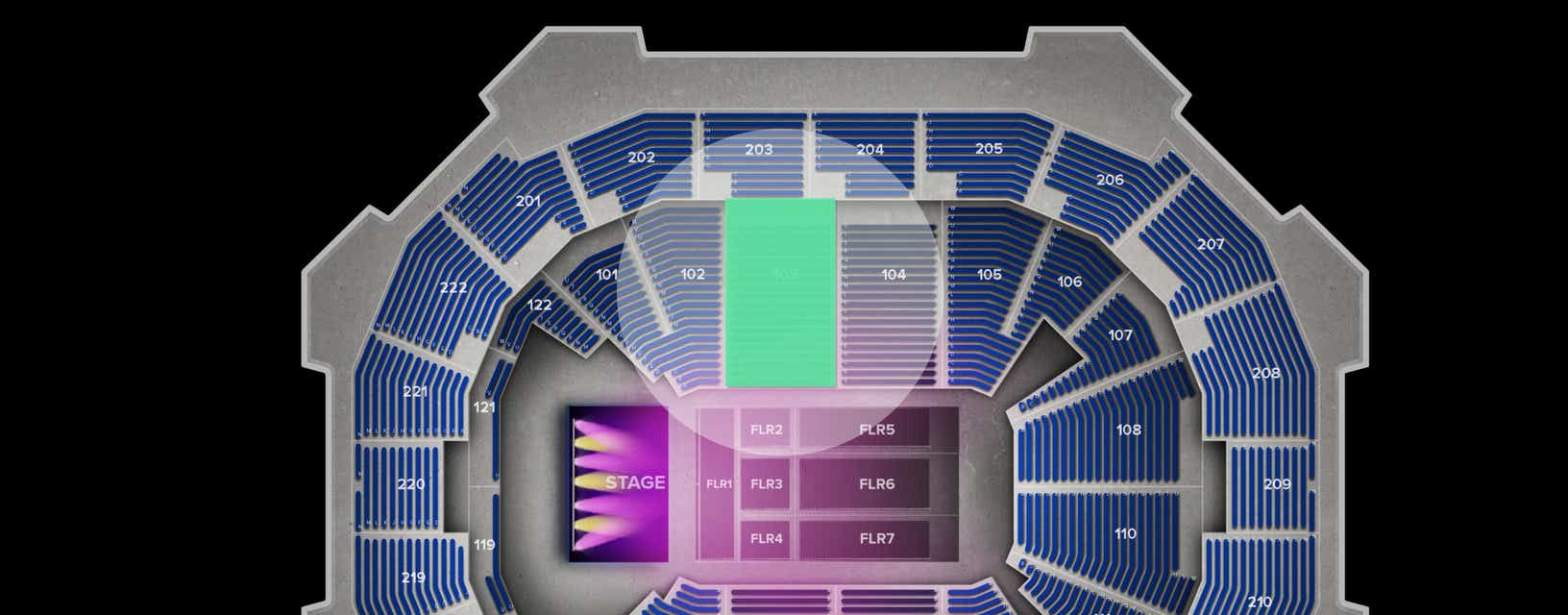 Seat view from Lower