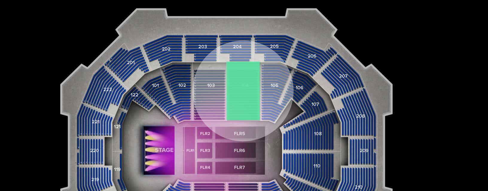 Seat view from Lower