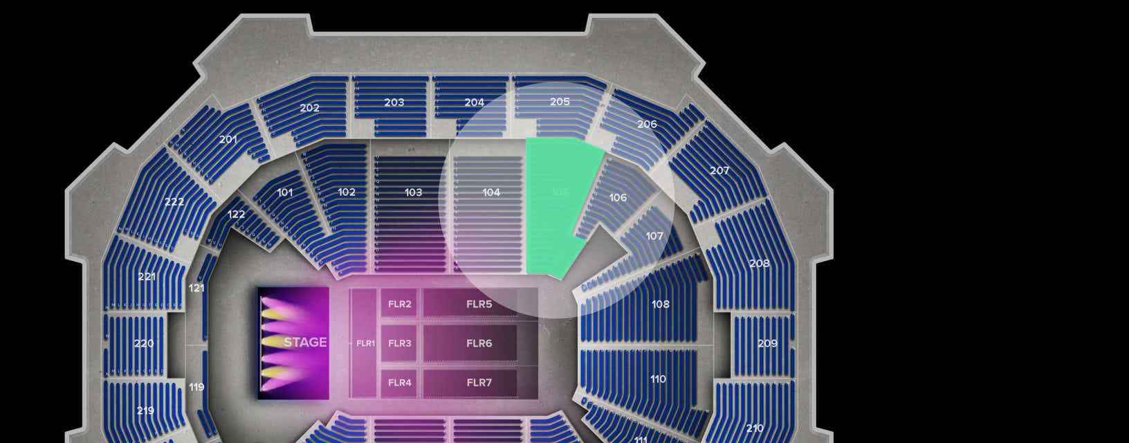 Seat view from Lower