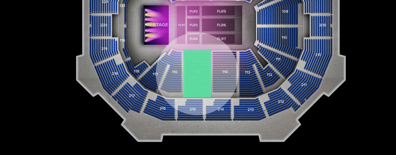 Seat view from Lower