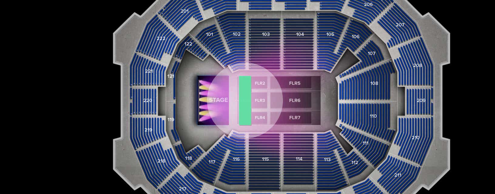 Seat view from Floor