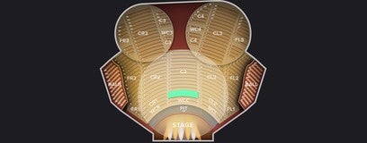 Seat view from Center