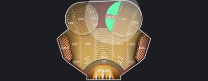 Seat view from Center