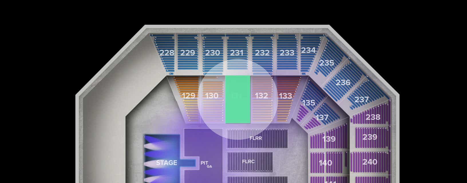 Seat view from Lower