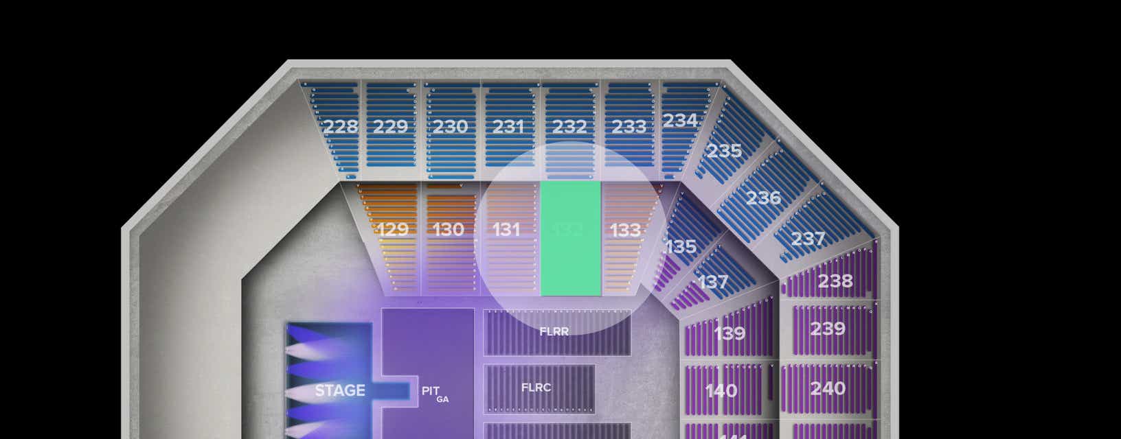 Seat view from Lower
