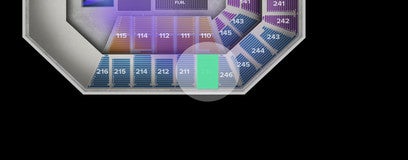 Seat view from Upper