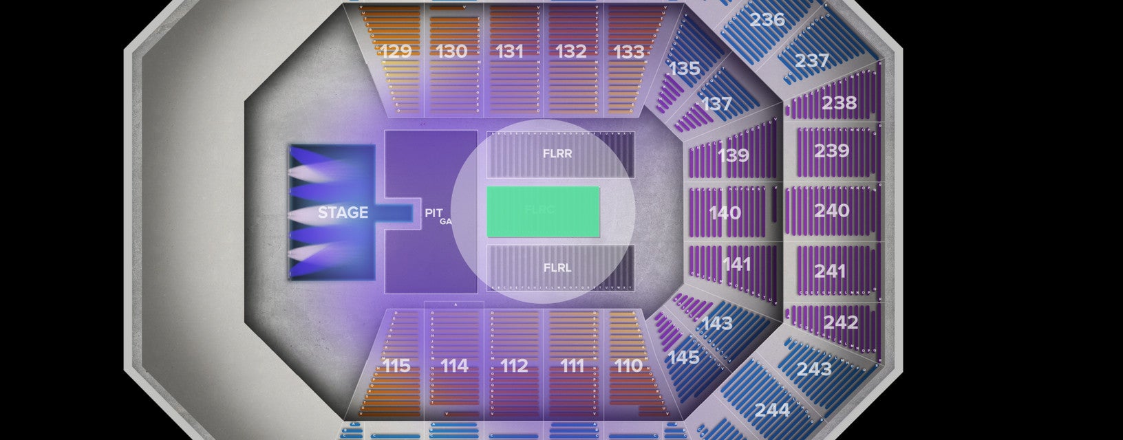 Seat view from Floor