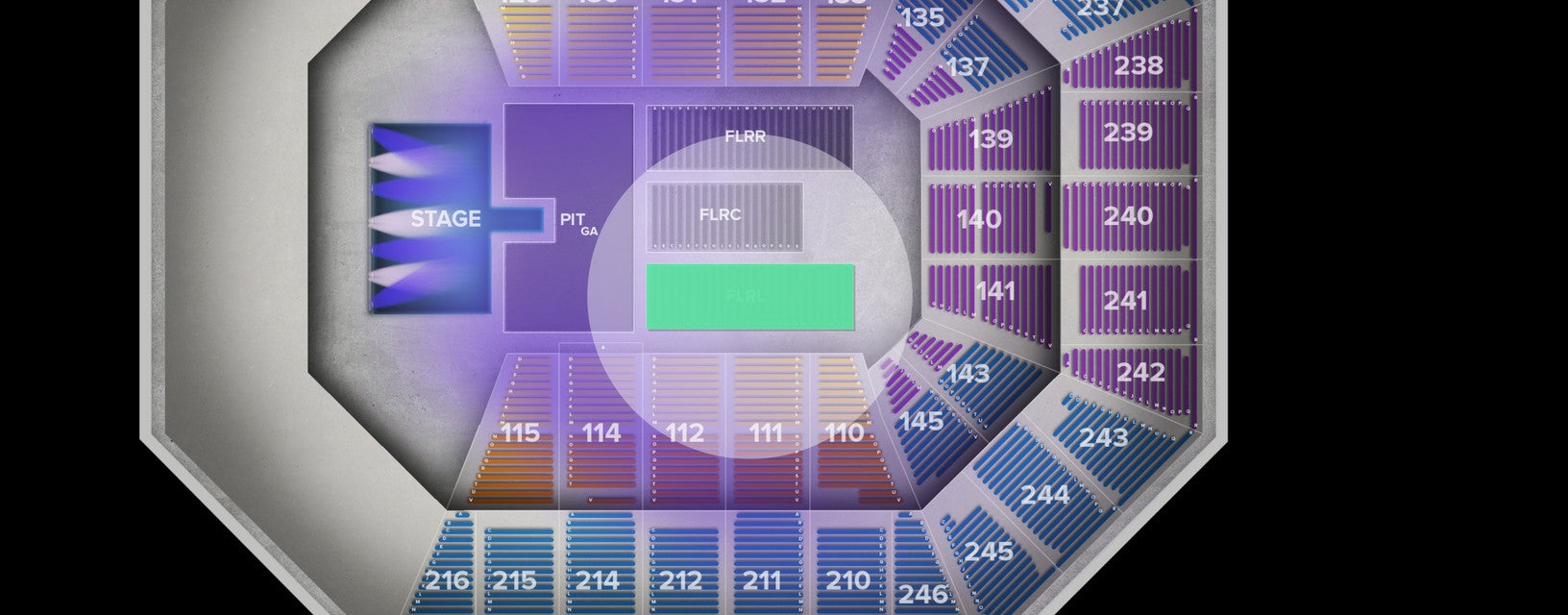 Seat view from Floor