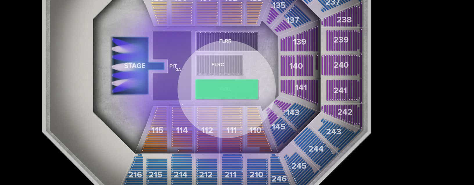 Seat view from Floor