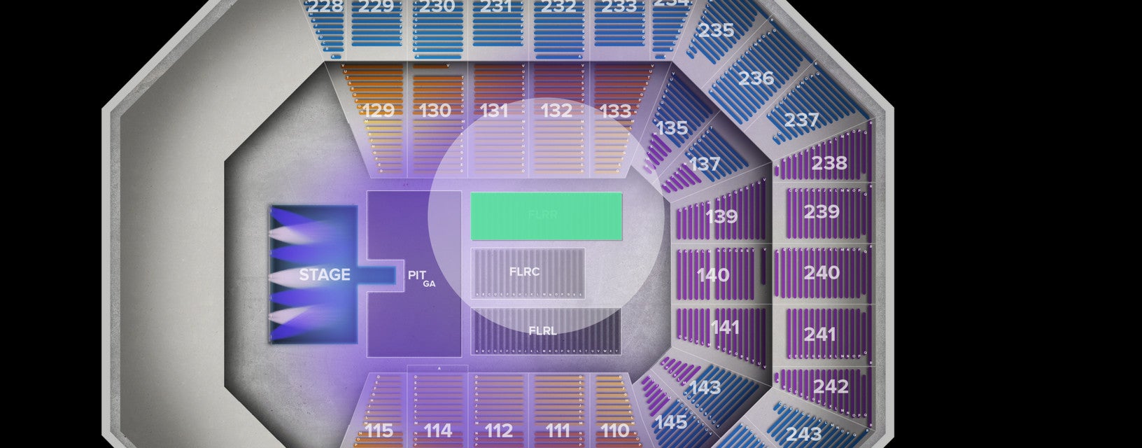 Seat view from Floor
