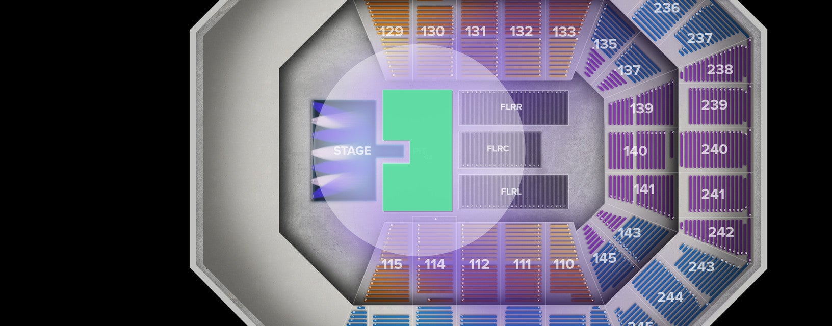 Seat view from Pit