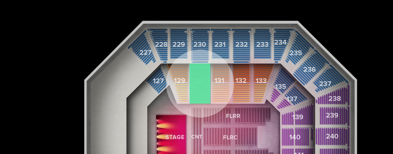 Seat view from Lower