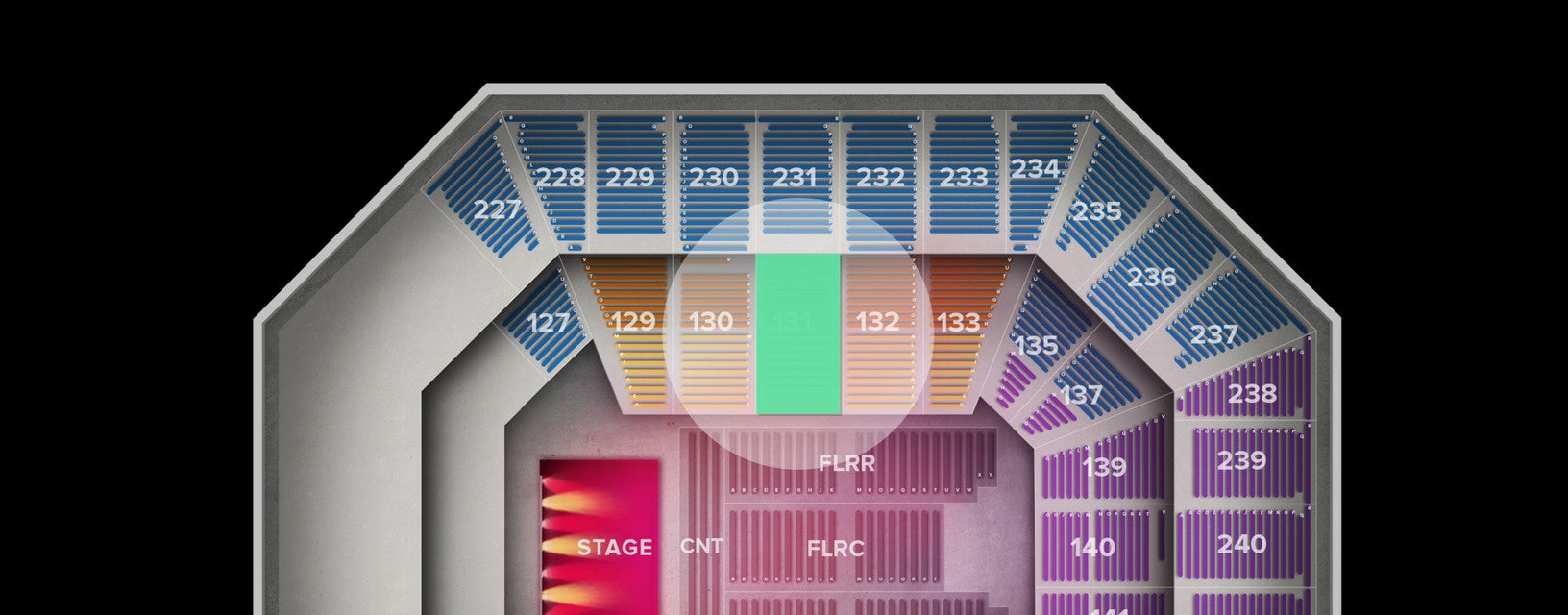 Seat view from Lower