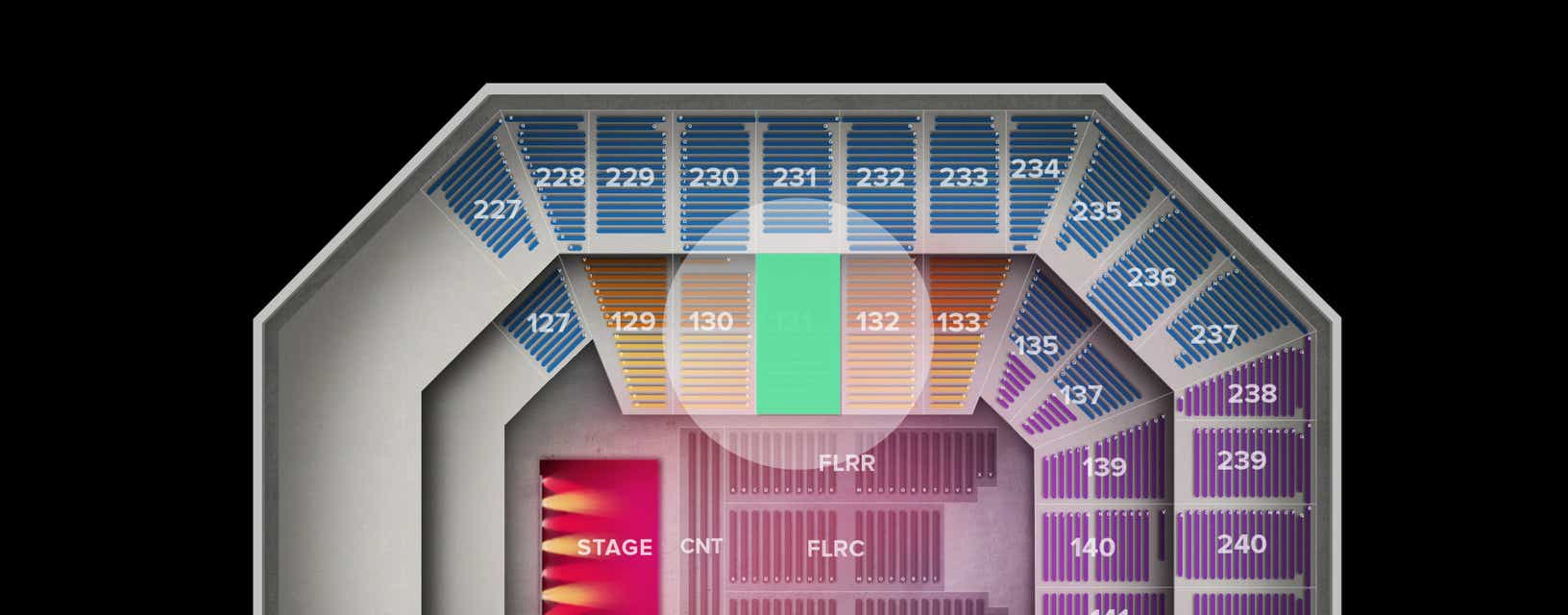 Seat view from Lower