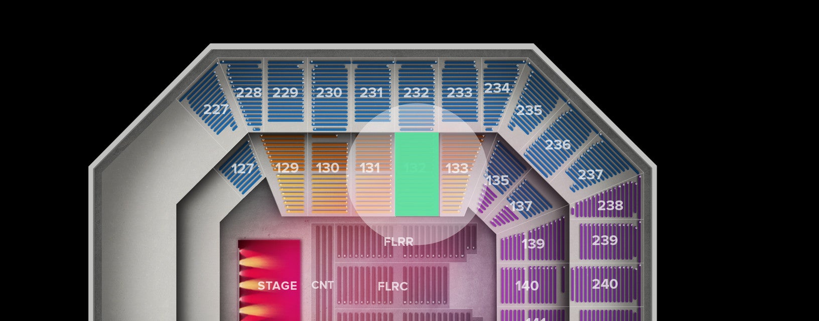Seat view from Lower
