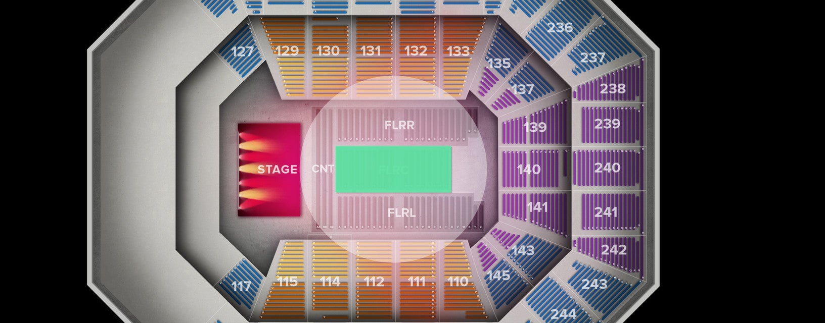 Seat view from Floor