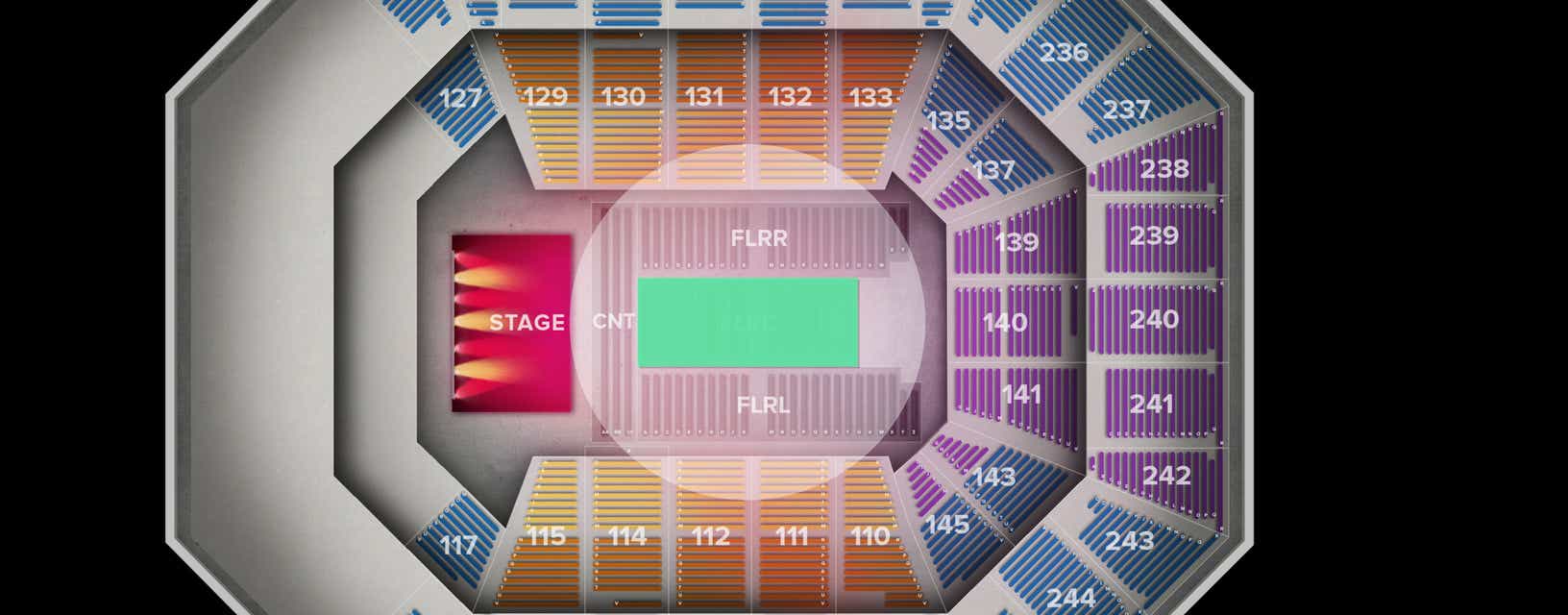 Seat view from Floor