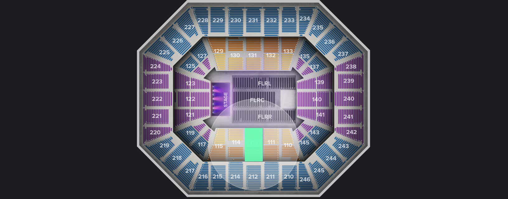 Seat view from Lower